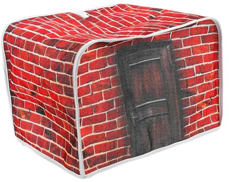 ABOOFAN Toaster-abdeckung Niedlicher Lebensmitteldruck Schutzhülle Für Brotbackautomaten Fingerabdruckschutz Abdeckung Für Kleine Küchengeräte Kompatibel Leicht Zu Reinigen