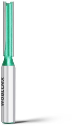 WOBLLMX Fresa de 8 mm, diámetro de 7 mm, longitud de trabajo de 30 mm, hoja de metal duro, manejable, duradera y afilada, para fresadora CNC para placa de densidad de madera maciza