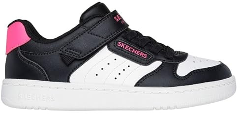 Skechers Quick Street Schuhe, BLK/WHT/HT PNK, 32 EU