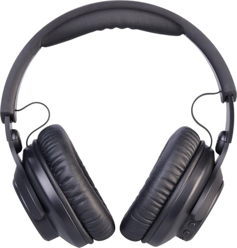 auvisio Kopfhörer Kabellos: Over-Ear-Headset mit aktiver Rauschunterdrückung (ANC), Bluetooth 5.3 (Kopfhörer ANC, Noise Cancelling, TV)