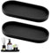 2 Piezas Bandeja Baño, Bandeja Antideslizante de Cuarto de Baño, Antideslizante de Cuarto de Baño, Bandeja Decorativa para Salón, Dormitorio, Lavabo, Bañera y Fregadero de Cocina
