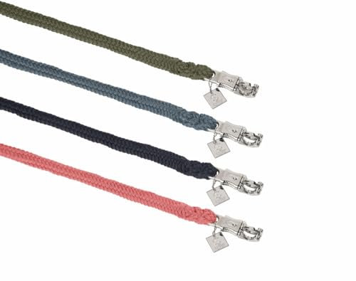 Eskadron Strick Führstrick Panikhaken Classic Sports Duralastic, Farbe:Steel Blue