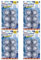 24 x Toilet Cistern Blocks Fresh Fragrance Long Lasting Cleaner with Foaming Action for Continuous Freshness Removes Stains and Odors Ideal for Home and Office Toilets By Zinnia