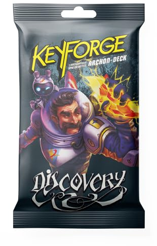 ELZNIR GAMES KeyForge: Discovery – Archon Deck, einzigartiges Duell-Kartenspiel von Richard Garfield, für 2 Spieler, Fraktionen aus früheren Sets, ab 10 Jahren
