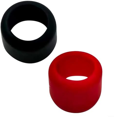 Advokingtap 1/4 Inch Hex Driver Head Protective Boot Rubber Cover Sleeve for DeWalt Tools, 15 * 16mm(2pcs)