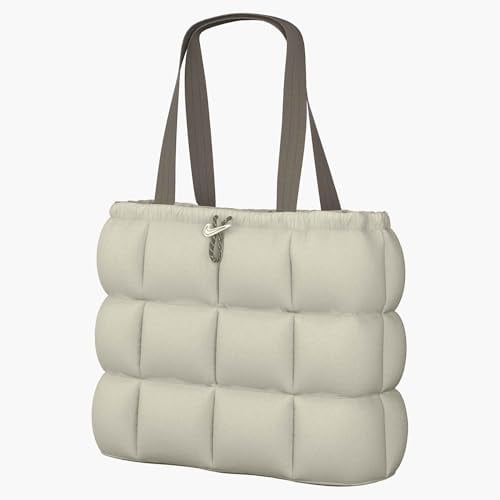 Nike Unisex NK NSW PUFFLE TOTE 2.0 Backpack, Light Bone/Mink Brown/Sail, One Size