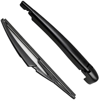 EVRBUL Rear Wiper Arm Blade Kit Back Windscreen Wiper Assembly Rear Wiper Blade Compatible with Fiat 500 2007-2018 Replace#: 51787577 71751023