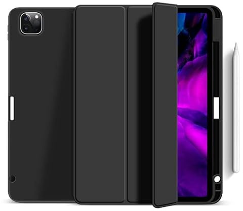 eSTUFF iPad Pro 13 2025/2024 Miami Pencil Case. Black PU Leather, ES68201310-BULK