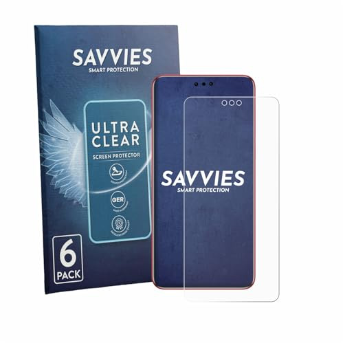 Savvies 6 Stück Schutzfolie für Huawei Mate 60 RS Ultimate Displayschutz-Folie Ultra-Transparent