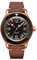 Undone Basecamp Militar Vintage Automatik Edelstahl Rosegold Schwarz Braun Leder Unisex Uhr