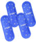 YOUSHARES Poches de Gel pour Insuline Trousse - Poches de Gel Réfrigérés Réutilisables pour Insuline Trousse Pochette Isotherme Sac pour Diabétique (4 Paquets)