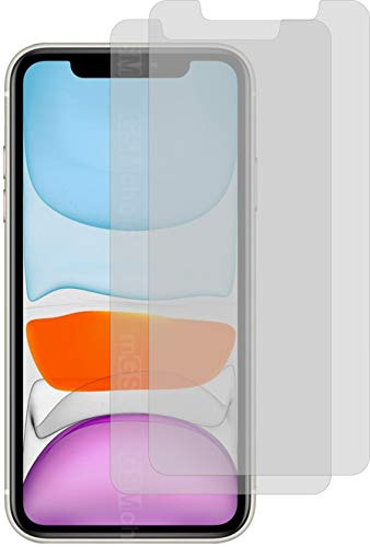 I 2X Schutzfolie KLAR passgenau für Apple iPhone 11 Displayschutzfolie Bildschirmschutzfolie Schutzhülle Displayschutz Displayfolie Folie | Premium Display-Schutzfolie gegen Kratzer, Stöße und Stürze - Flexible Folie - Einfache Montage ohne Blasen