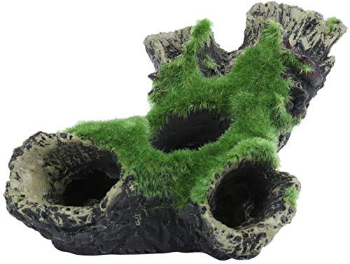 Jarchii Casetta per Pesci simulata in Legno di per Acquario, Decorazione per Acquario, casa e Ufficio