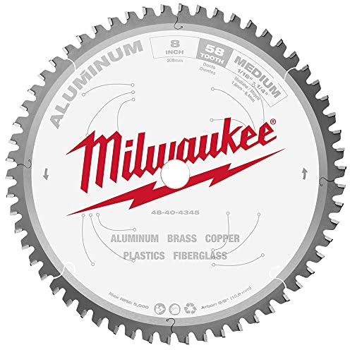 Lame de scie circulaire MILWAUKEE Spécial métal - 203x5/8x2.4x58-48404345