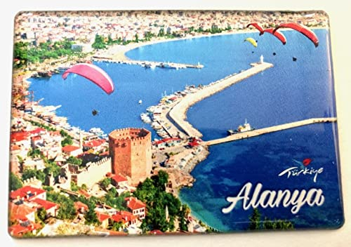 generisch Antalya, Alanya, Türkei -Souvenir-Kühlschrankmagnet Fridge Magnet, Reiseandenken 03