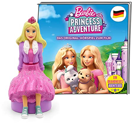 tonies Hörfigur für Toniebox, Barbie - Princess Adventure, Hörspiel für Kinder ab 5 Jahren, Spielzeit ca. 67 Minuten