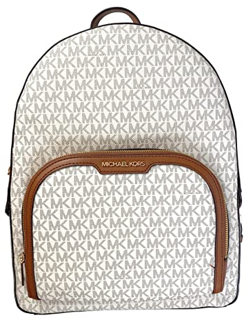 Michael Kors Jaycee Logo Backpack (Vanilla)