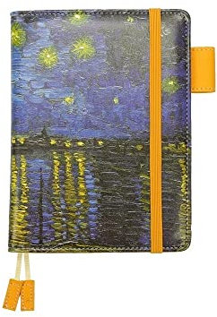 Carnet de Notes A6 Notebook-Gitter-Papier-gefütterte Gepunktete Tagebuch-Leere Seiten können Planer wählen Journal-Schreibwaren Kleine Notizblock-Ölgemälde-Abdeckung (Color : M5, Size : Diary Pages