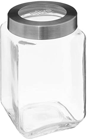 FIVE Einmachglas, 1,6 l, verspiegelt, transparent