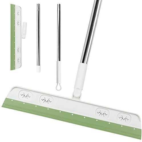 Spatola per Pavimenti, Raschietto per Doccia, Spatole Lavavetri per Raschiare l'acqua, Spolverare, Rimuovere le Macchie, Raschiare le Finestre, Acqua Saponosa (D)