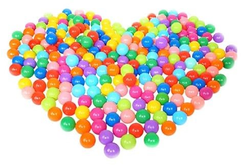 TOYANDONA Robe 100 Pcs Pit Balles Coloré Océan Balle Doux Jouer En Plastique Balle Bébé Jouer Balle Nager Amusant Jouet Pour Parc À Balles Piscine Rebond Maison Ramper Tunnels Balle