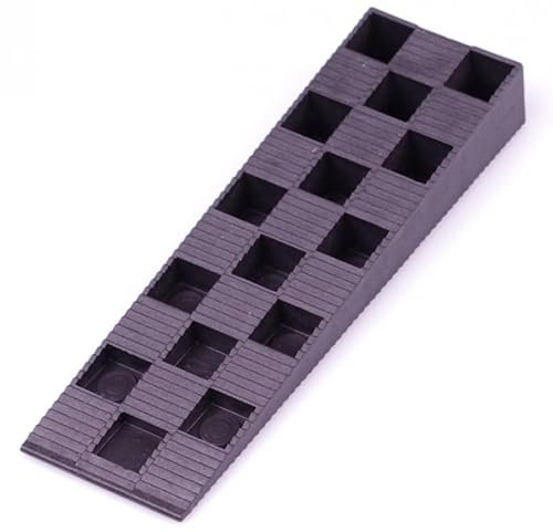 ALUCON Kunstoffkeile 65x29x11 mm - Keil für Fenster und Fliesen Boden Türen - Fensterkeile für Kunststofffenster - Montagekeile für Fenstermontage - Schwarz 25 Stück