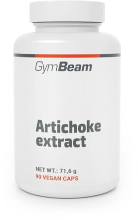 GymBeam Artischocken-Kapseln - 900 mg pro Tagesdosis, Nahrungsergänzungsmittel mit Artischockenextrakt, unterstützt Cholesterin- und Leberpflege, vegan, 90 caps