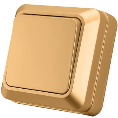 Interrupteur va et vient,interrupteur mural saillie or couleur 1 voie,interrupteur mécanique mural 86 mm, interrupteur standard 10 Amp, 250 V