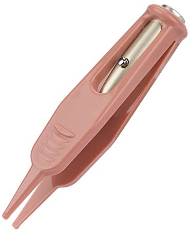 Pinzetta Nasale per Bambini baby pinzette nase Pinzetta per Pulizia in Acciaio Inossidabile Pinza per Pulizia in Plastica Pinzetta per Naso per Bambini con Luce Pinzas nasales