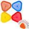SULIUDAJI 4 Pezzi Porta Carte Da Gioco Supporti Per Carte Da Gioco Per Bambini Porta Carte Da Gioco Per Anziani E Bambini Supporto Per Carte Da Gioco Rosso Arancia Giallo Blu