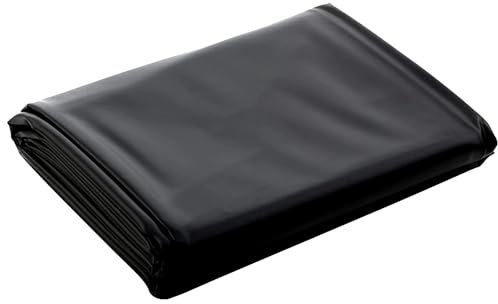 Fodera flessibile per laghetto da giardino in HDPE a cascata, membrana per laghetto da esterno, per grandi piscine, durevole e impermeabile, dimensioni 5 x 5 m