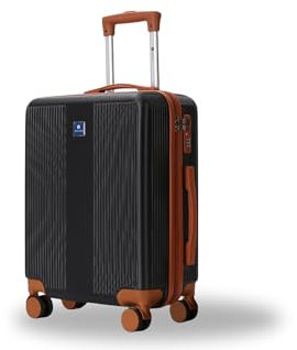 Int'x Koffer Reisekoffer Hartschalenkoffer Rollkoffer Handgepäck XHA253 Größe M Schwarz