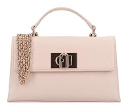 Furla Borsa a Mano 1927, 18 x 10,3 x 4 cm, Pelle azalea rosa con Catena Dorata