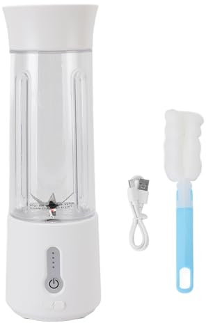 Blender Portable USB Rechargeable, 6 Lames 500 Ml Mini Blender Juicer Tasse avec Utilisation de Voyage en Plein Air