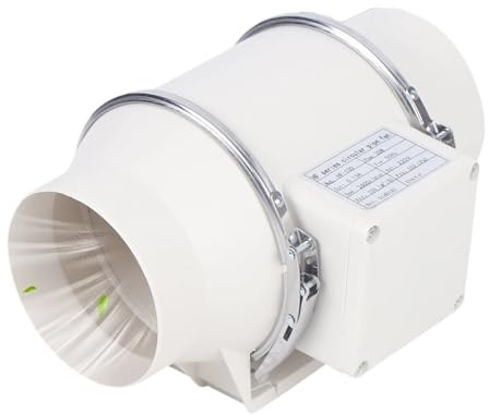 TRDEWR 100MM/150MM/200MM Rohr Fan Gebläse Bad Küche Abluftgebläse Leistungsstarke Extraktion(150)