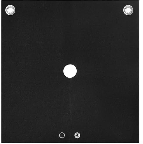 High Temperature Resistant Welding Blanket, 3-4mm Thick Carbon Felt Fireproof Mat with Opening for Pipe Insulation, 30.5x30.5cm Spark and Slag Shield(1 Piece Per Pack:)