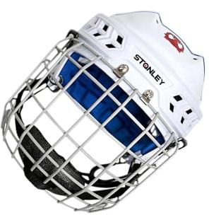 ICDKOYK Casco da hockey per adulti, grande, per uomini e donne, bianco, per pattinaggio di velocità sul ghiaccio sicuro e attrezzatura per allenamento