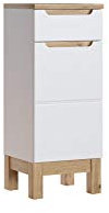 BALI Badschrank, MDF Laminierte Platte, weiß, 33 x 35 x 86 cm