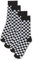 Urban Classics Checker Socks-Confezione da 2 Calzini, Multicolore (Black/White 00826), 39-42 Uomo