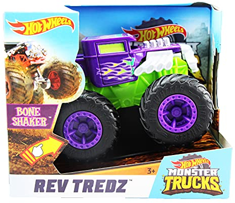 Hot Wheels Monster Trucks Rev Tredz Bone Shaker Vehicle