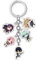 lunanana Sword Art Online Schlüsselanhänger, Anime-Charaktere Asuna Kirito Anhänger Schlüsselanhänger für Partyzubehör Sommer Camp Preise Geldbörse Tasche (H37)