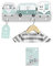 Kindsblick® Wild Cars Kindergarderobe in Mintgrün inkl. niedlichem A4 Poster - Garderobe Kinder Edition mit 4 Haken - Wunderschöne Kinder Garderoben Deko - Kinder Garderobe Maße (38 x 15 x 1 cm)