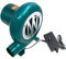 Ventilatore Elettrico per Fucina da Fabbro 220V - Ventilatore Elettrico Centrifugo da Esterno con Regolatore - per Ventilatore da Camino per Barbecue