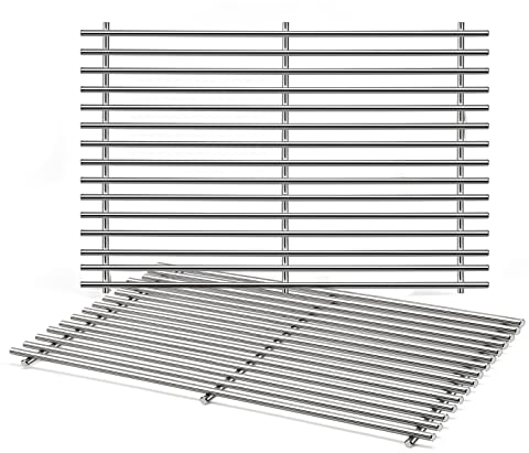 Criditpid 47,6 cm Grillroste für Weber Genesis II 300 und Genesis II LX 300 Serie Gasgrills, Genesis II E310, E315, E335, S335, 304 Edelstahl Grillroste Ersatzteile für Weber 66095