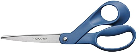 Fiskars Designer-Universalschere, Rechtshändig, Länge: 21 cm, Edelstahl-Klingen, Mountain Haze, Explore, 1066455