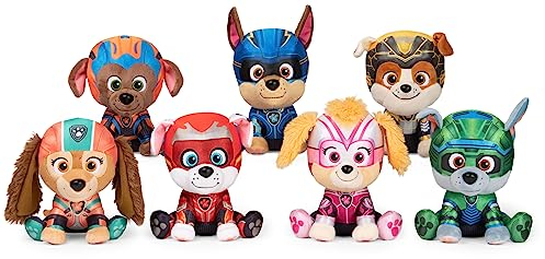 GUND PAW Patrol Der Mighty Kinofilm Plüschhund, 15 cm - original Plüschtier zum Kinofilm 2023, ideal zum Nachspielen der Kinoabenteuer, für Kinder ab 1 Jahr, Sortiert, Keine Vorauswahl möglich