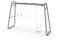 EXIT Toys GetSet Monkeybar MB310 - Inklusive Zubehör: Schaukel, Kletternetz, Turnringe - Spielgerüst und Fitnessgerüst für den Garten - Großes Format - Für Kinder und Erwachsene - 379x115x248cm