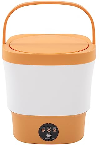 Tragbare Waschmaschine, Blau, 9 L, Tragbare Waschmaschine, Tragbare Waschmaschine für Wohnheim und Reisen, Blaues Licht, Multifunktionale Mini-Waschmaschine für Wohnheim, Reisen,