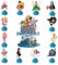 Dekorationen Kuchendekoration Cupcake Toppers Happy Birthday Tortendeko Deko Geburtstag Cupcake Toppers Set Kuchen Dekoration Junge Cake Topper für Kinder (B)