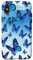 iPhone X/XS Blue Insect Pretty Butterfly Pattern Beautiful Butterfly Case